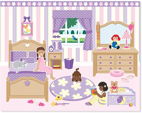 Melissa & Doug Wiederbenutzbarer Stickerblock - Spielhaus-3