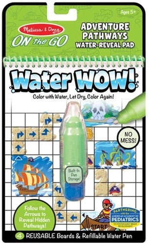Melissa & Doug Water Wow - Abenteuerlicher Malbuch-Set für Kinder