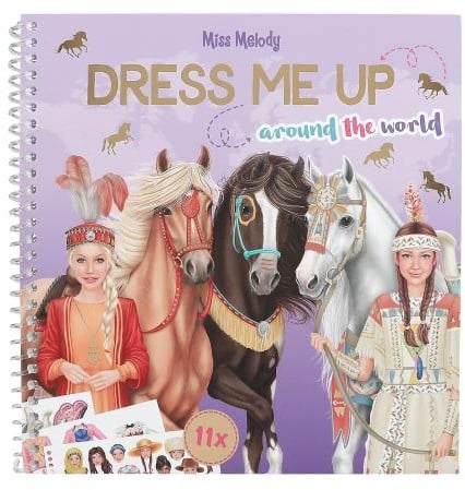 Depesche Miss Melody Stickerbuch Modewelt - Dress Me Up Around The World-2