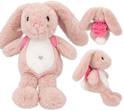 Depesche Princess Mimi Kuscheltier Kaninchen Nelly mit Rucksack Plüsch rosa