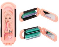 Depesche TOPModel Klappbürste mit Spiegel - Kinder Haarbürste lila-3