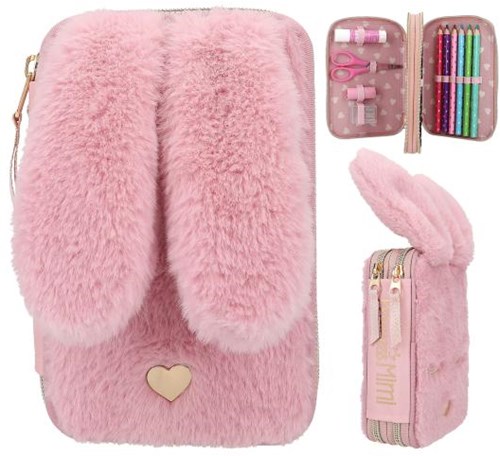 Depesche Princess Mimi Federmäppchen Plüsch - süßes Etui für Mädchen