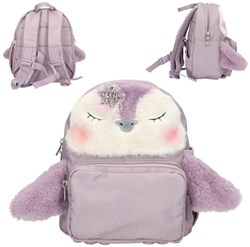 Depesche Rucksack Princess Mimi Pinguin - lila - Kinderrucksack Glitzer