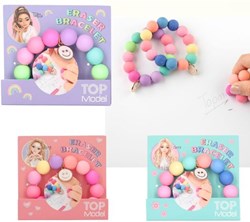Depesche TOPModel Radiergummi Armband - buntes Kinderarmband und Radierer