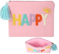Depesche TOPModel Kulturtasche rosa mit Perlen JUICY - Kindertasche