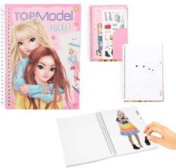 Depesche Malbuch TOPModel pocket mit Stickern - kreatives Spielzeug