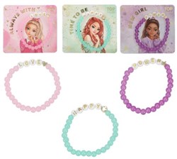 Depesche TOPModel Armband Perlen türkis für Kinder - Statement Schmuck