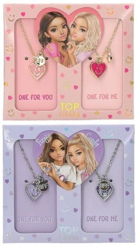Depesche TOPModel BFF Ketten - silberfarbenes Freundschaftsketten Set