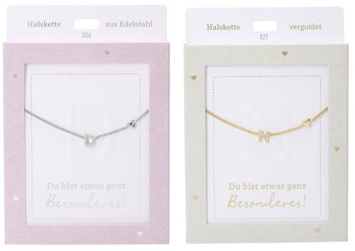Depesche Halskette Silber Buchstabe L Herz Geschenk Schmuck-2