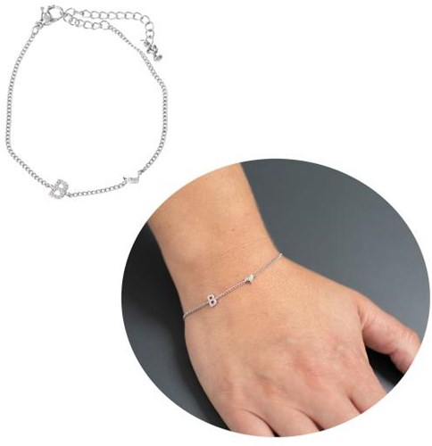 Depesche Armband Gold mit C-Anhänger und Herz - Freundschaftsschmuck-3