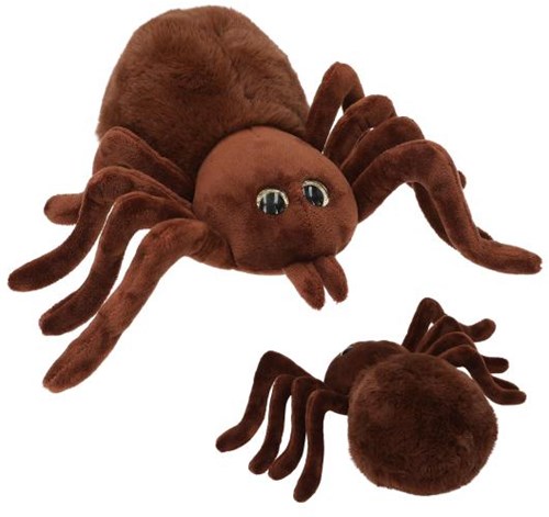Depesche Kuscheltier Spinne Plüsch 20 cm braun Spielzeug