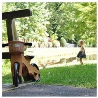 Kinderfeets Holz Balance Fahrrad ab 2 Jahren - Bamboo Brown-2