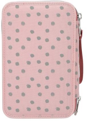 Depesche TOPModel Federmäppchen 3-Fach DOTS rosa multicolor gefüllt-3