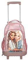 Depesche TOPModel Rucksack Trolley DOTS rosa mit Rollen und Punkten-3