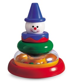 Tolo Stapelturm Clown Spielzeug - 6-teiliges buntes Stapelspiel