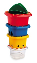Tolo Classic Badespielzeug Stacking Cups - 4 Stück
