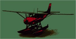 Metal Earth Flugzeug Bausatz Cessna 182 Floatplane Metall Modell