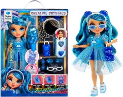 Rainbow High Modepuppe Skyler blau mit kreativen Kristall-Accessoires