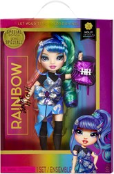 Rainbow High Modepuppe Junior High Holly DeVious blau special edition