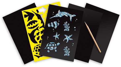 Melissa & Doug Scratch-Art-Blätter Meerestiere-3