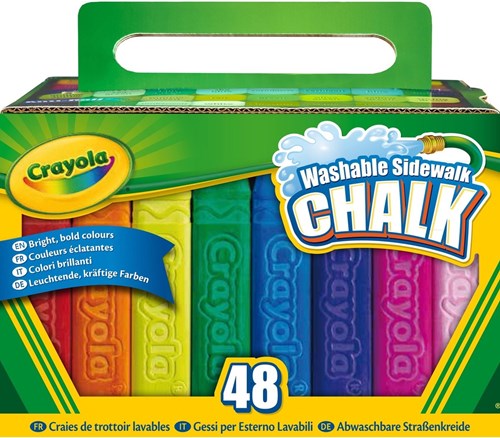 Crayola Straßenmalkreide Outdoor - 48 Stück bunter Spielspaß-2