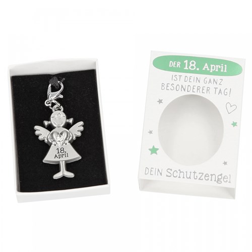 Depesche Schutzengel Schlüsselanhänger 20. Dezember Geschenk mit Datum-3
