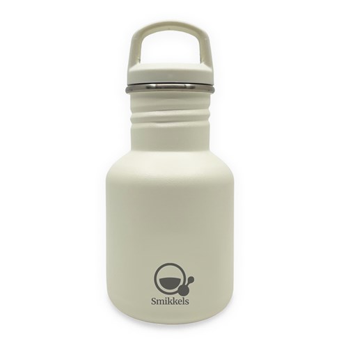 Smikkels - Edelstahl-Trinkflasche 350 ml - Weiches Weiß