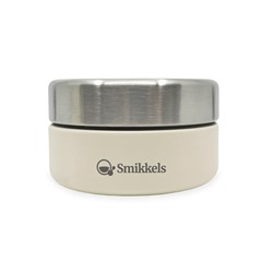 Smikkels - Edelstahl Foodjar 280ml weiß - Snackbehälter für Kinder