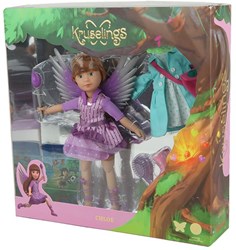 Kruselings Puppe Chloe Deluxe Set - Modepuppe mit Zubehör und Flügeln
