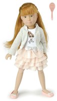 Kruselings Puppe Chloe - Casual Puppenset mit Zubehör und rosa Outfit-2
