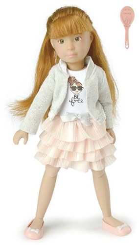 Kruselings Puppe Chloe - Casual Puppenset mit Zubehör und rosa Outfit-2