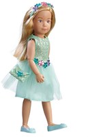 Kruselings Puppe Vera Party Time - Festliche Spielpuppe mit Accessoires und Blumenkleid-3