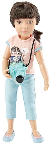 Kruselings Puppe Luna mit Kamera - Modepuppe 23 cm Spielzeug für Kinder-2