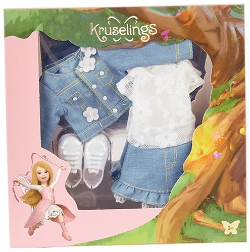 Kruselings Puppenkleidung Vera Spring Queen Outfit - Kleidungsset Blumen
