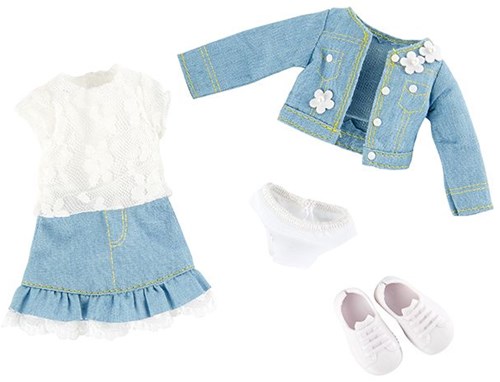 Kruselings Puppenkleidung Vera Spring Queen Outfit - Kleidungsset Blumen-2