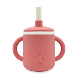 Smikkels - Kinderbecher aus Silikon mit Ohren - Pink