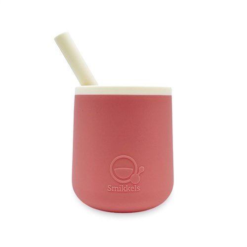 Smikkels - Kinderbecher aus Silikon - Pink-2