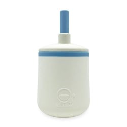 Smikkels - Kinderbecher aus Silikon (weiß) - Blau