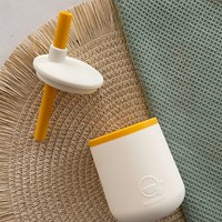 Smikkels Silikon Kinderbecher - sicherer Trinkbecher Baby gelb-3