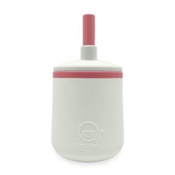 Smikkels - Kinderbecher aus Silikon (weiß) - Pink