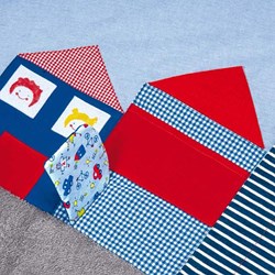 Käthe Kruse Spieldecke Stadt - weiche Baby Krabbeldecke 100x100 cm grün