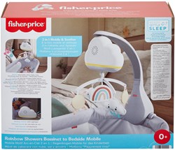Fisher-Price Regenbogen Musikmobile Babybett - Nachtlicht