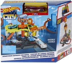 Hot Wheels City Centrum Speelset - Express Wasstraat