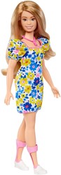 BEX Barbie Modepuppe Fashionistas Blumen Kleid - Barbiepuppe Down-Syndrom