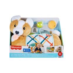 Fisher-Price Baby-Spieldecke 3-in-1 Hündchen Bauchlage - Multicolor