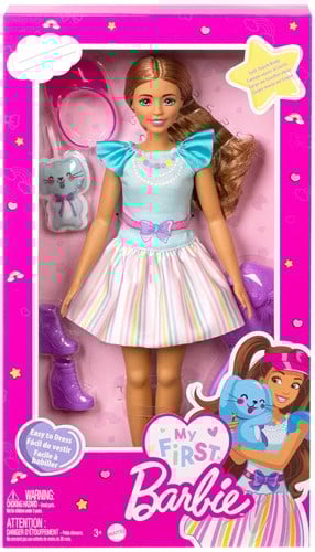 BEX Barbie Puppe Teresa - Meine erste Barbie - Regenbogen - Modepuppe