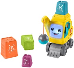 Fisher-Price Baukran Lernspielzeug mit Licht und Sound