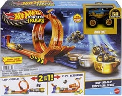 Hot Wheels Monster Trucks Loop and Flip Trophy Challenge