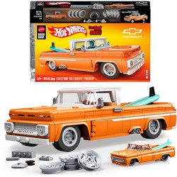 Hot Wheels Bauset Custom '62 Chevy Pickup - 858 Teile - Auto Spielzeug