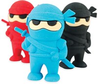 Ooly Radiergummis Ninja Set 3 Stück bunt für Kinder und Erwachsene-3